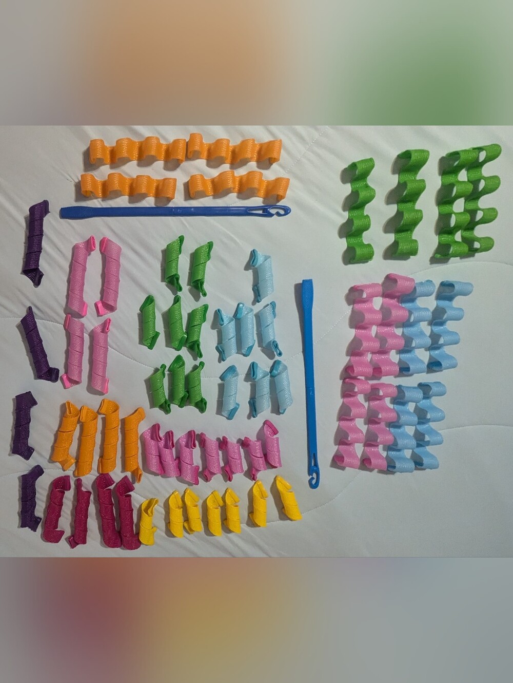 Wacky Hair Curlers 61 Pieces!